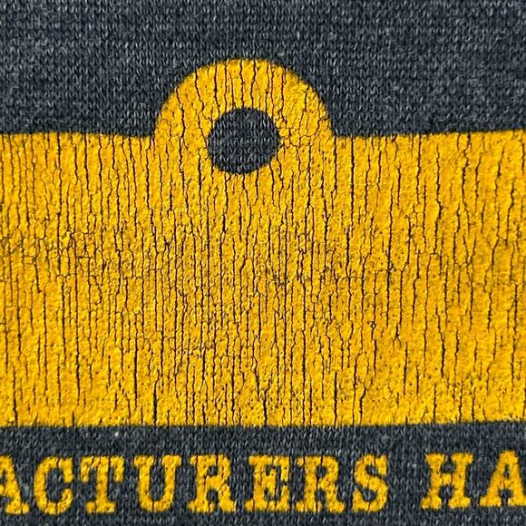 Vintage 80s 5 Borough Runners T Shirt Mens XS X-Small Blue Manufacturers Hanover - Picture 4 of 9